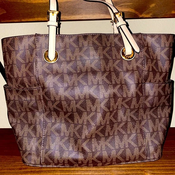 💚EUC Micheal Kors MK Logo Tote Purse - Picture 2 of 12